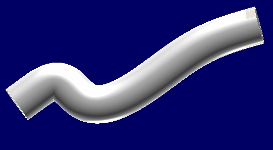 Tube with self-intersection